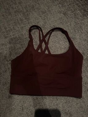 CRZ YOGA BRA burgundy red